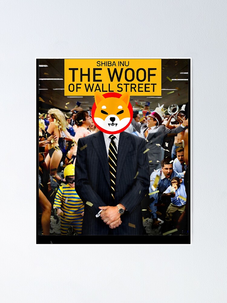 Shiba Inu Shib Hodl To The Moon Crypto Cryptocurrency Meme Poster For Sale By Rechelmathis