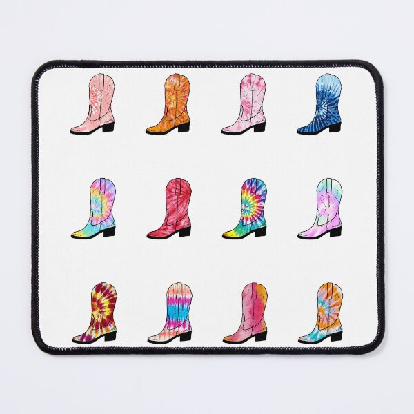 Item preview, Set Of 12 Tie Dye Cowgirl Boots designed and sold by EpicCreation.