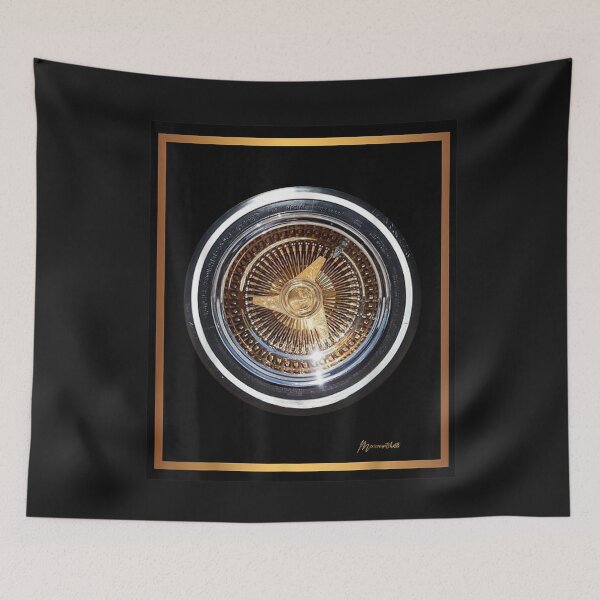 Item preview, LOWRIDER GOLD WHEEL T SHIRT designed and sold by Dieter-Marshall.