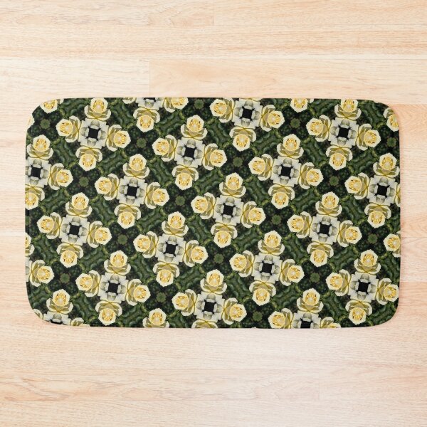 Item preview, Vintage yellow floral pattern designed and sold by Lorredraw.