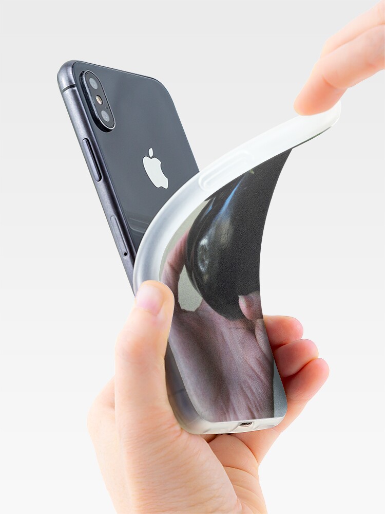 Alternate view of Of Veggie Weenies - Eggplant iPhone Case & Cover
