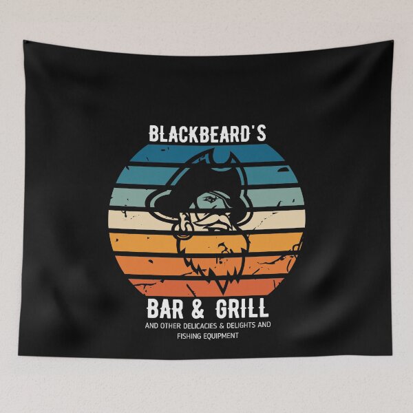 Item preview, Blackbeard's Bar and Grill designed and sold by Pixelish.