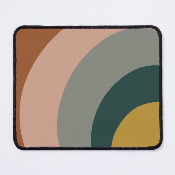 Item preview, Sound Waves Minimalist Pattern in Mustard Yellow, Teal, Grey, Blush Pink, and Rust designed and sold by kierkegaard.
