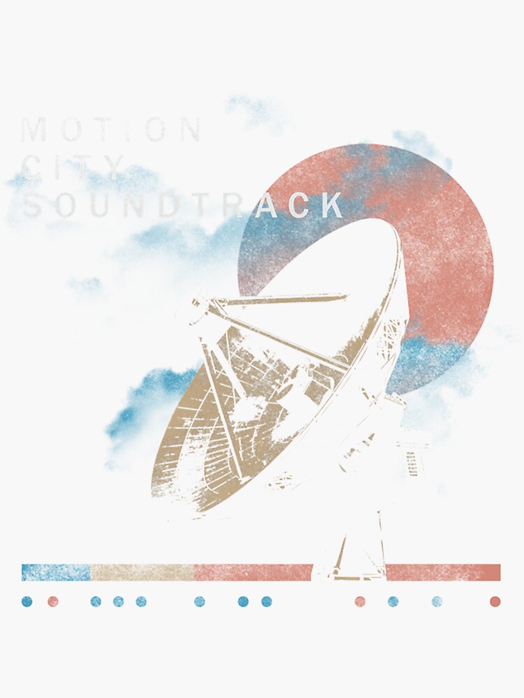 "Motion City Soundtrack Radar Official Merchandise" Sticker for Sale by