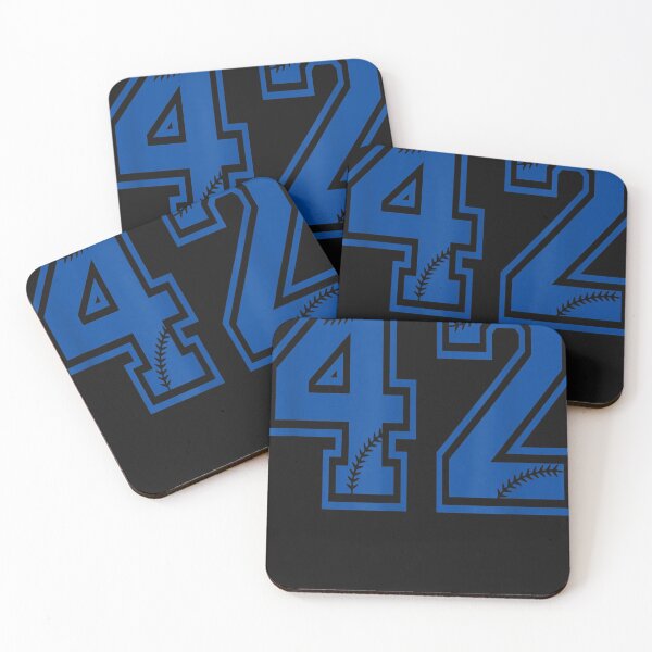 Artikelvorschau, Baseball Nummer 42 Blau Sportspieleruniform Jerse entworfen und verkauft von favianjeterhare.