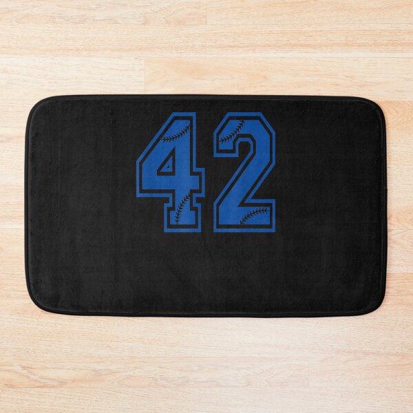 Artikelvorschau, Baseball Nummer 42 Blau Sportspieleruniform Jerse entworfen und verkauft von favianjeterhare.