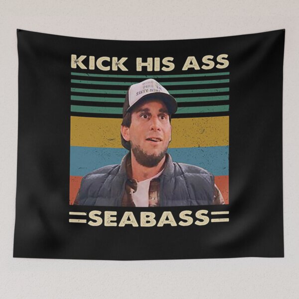 Item preview, Art Kick His Ass Seabass Poster designed and sold by HarleyTodd.