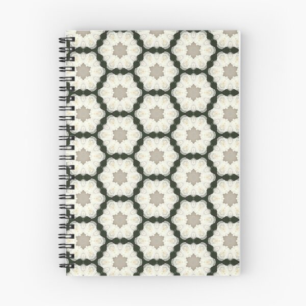 Item preview, White floral pattern  designed and sold by Lorredraw.