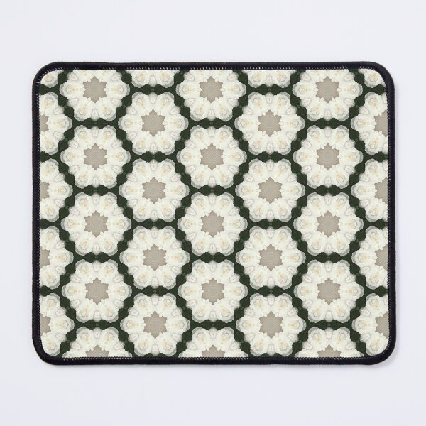 Item preview, White floral pattern  designed and sold by Lorredraw.