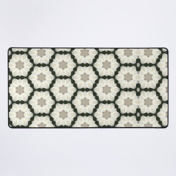 Item preview, White floral pattern designed and sold by Lorredraw.