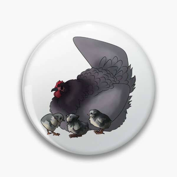 Item preview, Blue Australorp Hen and chicks designed and sold by Clucky-Designs.