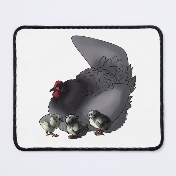 Item preview, Blue Australorp Hen and chicks designed and sold by Clucky-Designs.