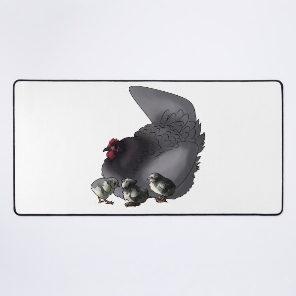 Item preview, Blue Australorp Hen and chicks designed and sold by Clucky-Designs.