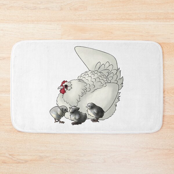 Item preview, White Australorp Hen and chicks designed and sold by Clucky-Designs.
