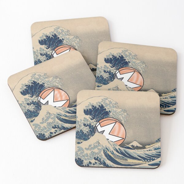 Item preview, Crypto Monero coin - Great wave designed and sold by Crypmetal.