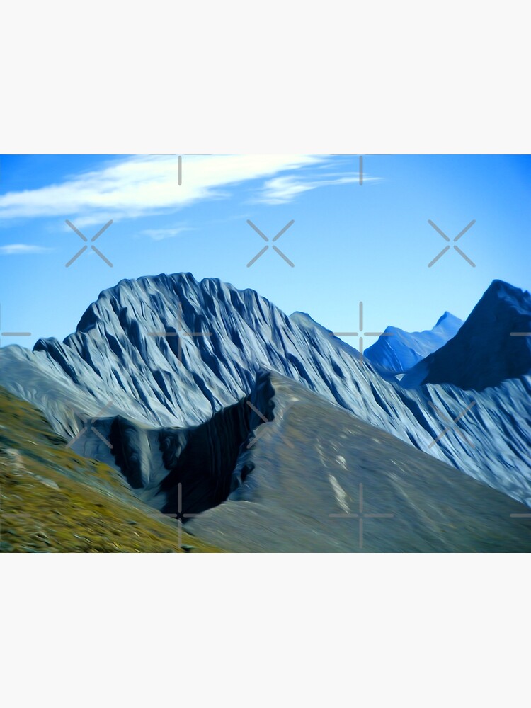 "Mountain Waves, Old Man View, Jasper National Park" Poster by GeminiSq