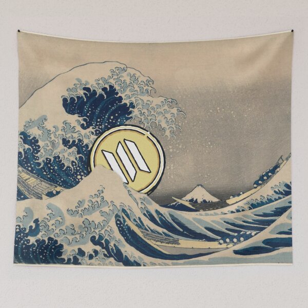 Item preview, Crypto Solana Sol coin - Great wave designed and sold by Crypmetal.