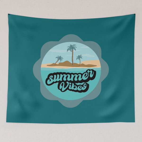 Item preview, Summer vibes in blue  designed and sold by moxdesign.