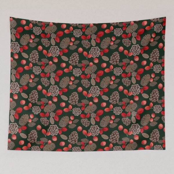 Item preview, Autumn Red Berry x Pinecone Dark designed and sold by IcyArtShop.