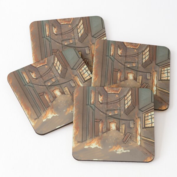 Item preview, Fiery Alleyway  designed and sold by SammieJayArts.