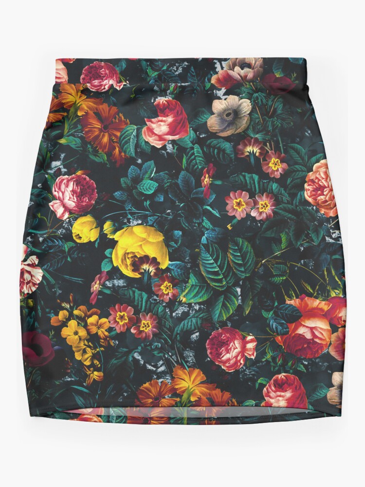 Night Garden XXX Mini Skirt for Sale by Burcu Korkmazyurek  