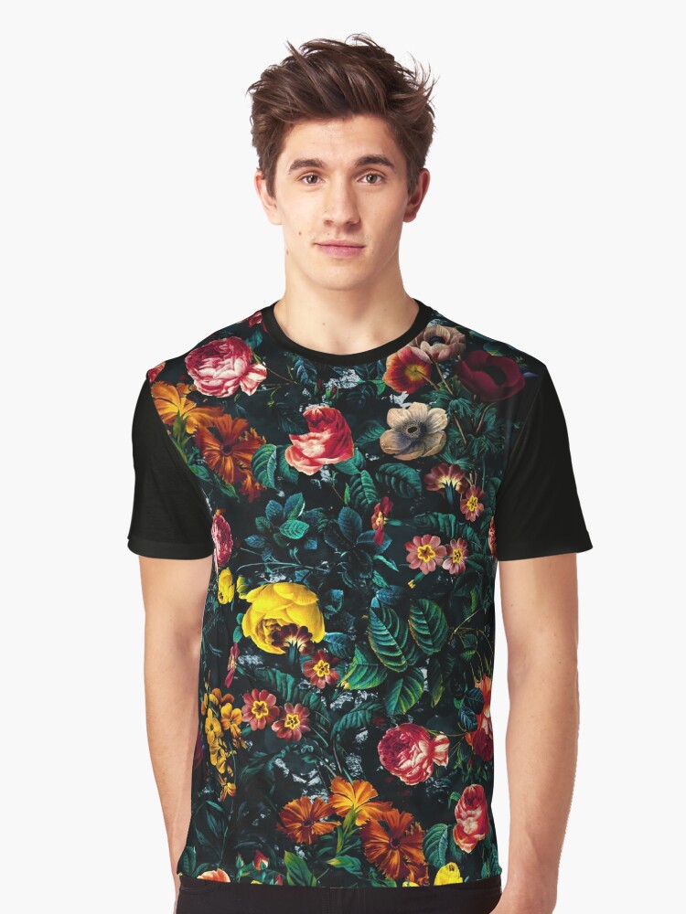 Night Garden XXX Graphic T Shirt for Sale by Burcu Korkmazyurek  