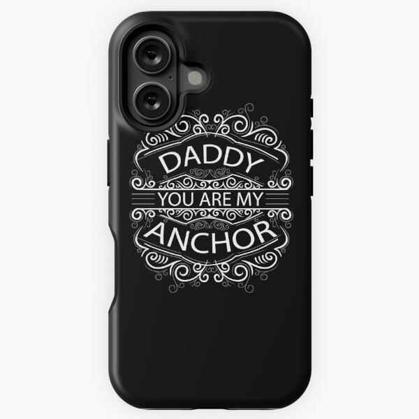 Vista previa del artículo con la obra «Papá eres mi ancla, regalo de palabras fuertes para el día del padre.», diseñado y vendido por cocochi.
