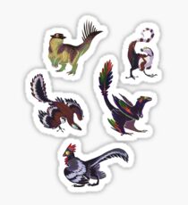 Farbe genaue Dinosaurier! Sticker