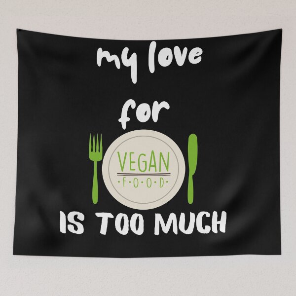 Item preview, Mi amor por lo vegano es demasiado designed and sold by SolSel ⭐⭐⭐⭐⭐.