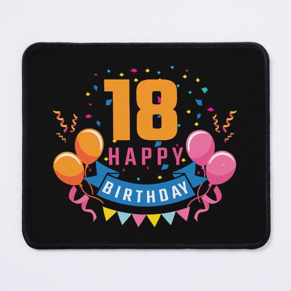 Item preview, 18th Birthday Balloon Banner Confetti Fun Gift Idea designed and sold by haselshirt.