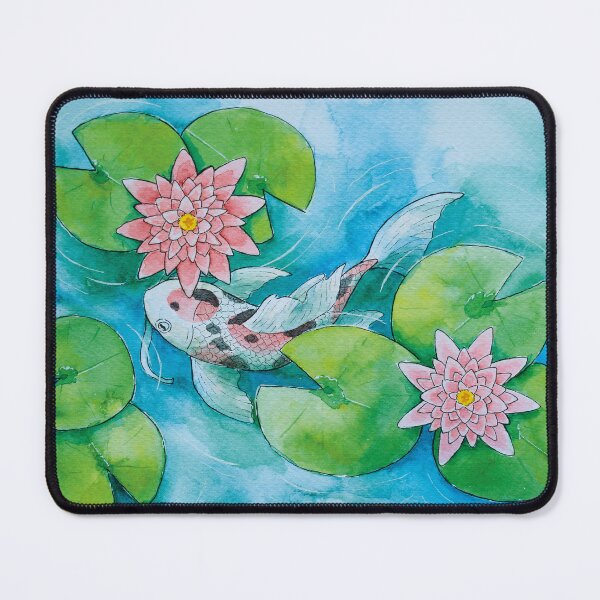 Item preview, Koi Carp in Blue designed and sold by LarariaArt.