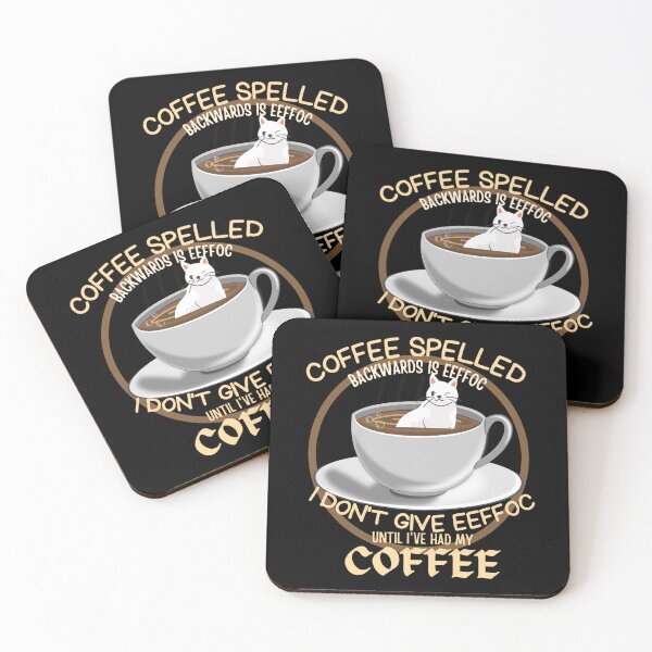 Item preview, Coffee spelled backwards is eeffoc meme designed and sold by LukjanovArt.