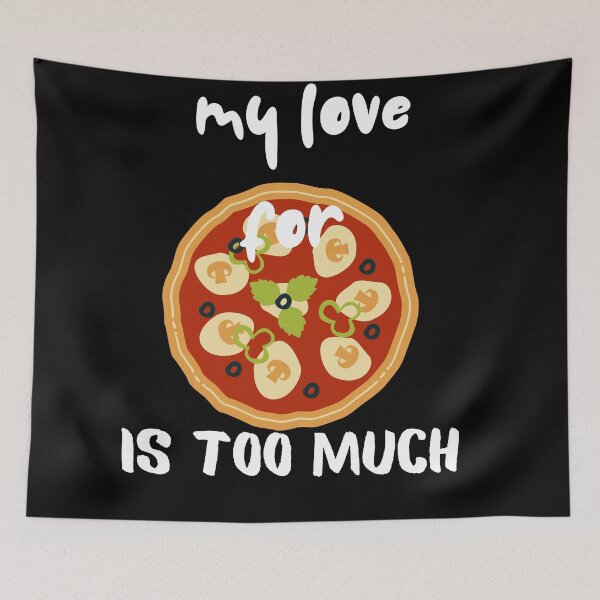 Item preview, Mi amor por la pizza vegana es demasiado designed and sold by SolSel ⭐⭐⭐⭐⭐.
