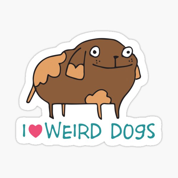Weird Dogs Sticker