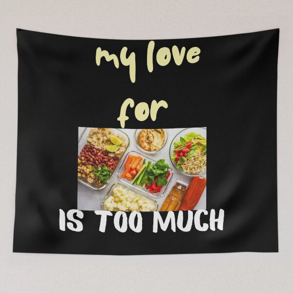 Item preview, Mi amor por la comida vegana es demasiado designed and sold by SolSel ⭐⭐⭐⭐⭐.
