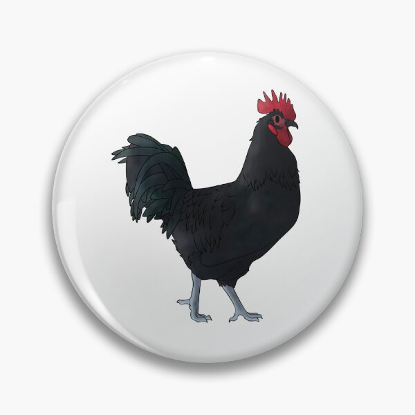 Item preview, Black Australorp Rooster designed and sold by Clucky-Designs.