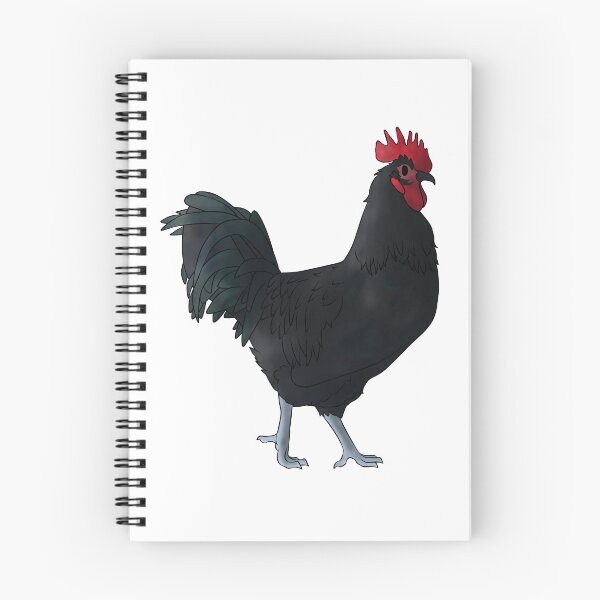 Item preview, Black Australorp Rooster designed and sold by Clucky-Designs.