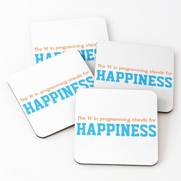 Item preview, The 'H' in programming stands for happiness designed and sold by yinon-h.