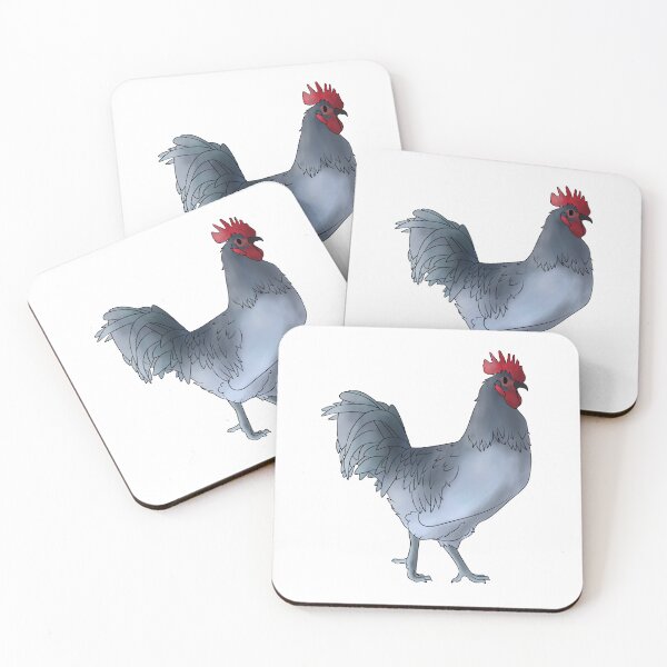Item preview, Blue Australorp Rooster designed and sold by Clucky-Designs.