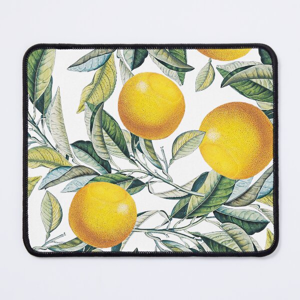 Item preview, Lemon and Leaf Pattern VI designed and sold by Burcu Korkmazyurek.