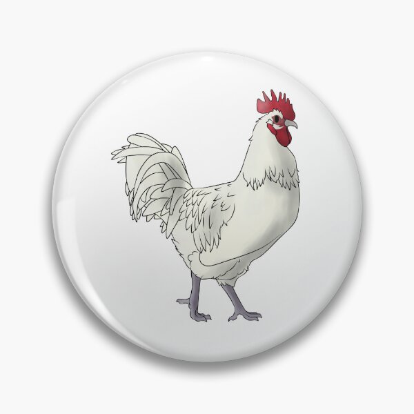 Item preview, White Australorp Rooster designed and sold by Clucky-Designs.