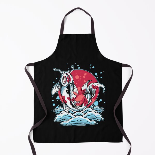 Item preview, Japanese Yin Yang Koi Fish on the Bloody Moon designed and sold by BakaOutfit.
