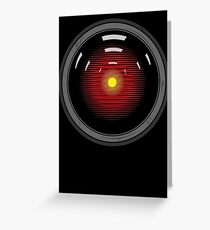 Hal 9000 Grußkarte