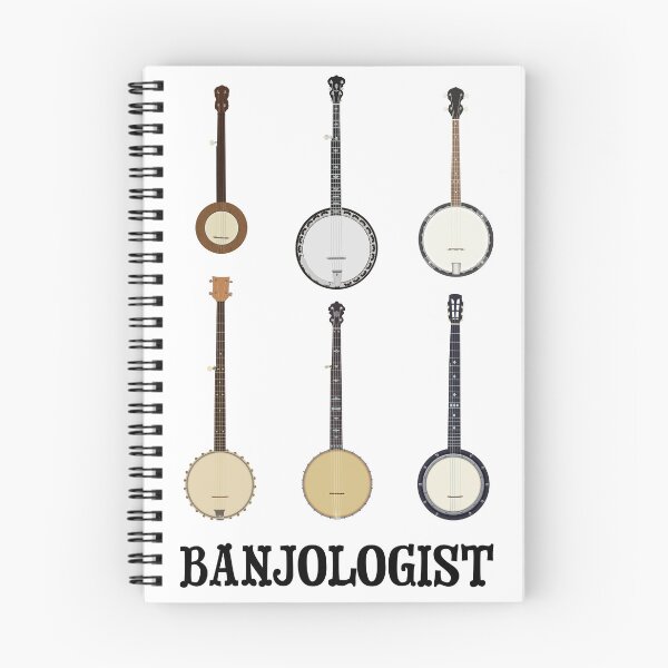 Item preview, BANJOLOGIST Funny Banjo Illustration - Black text designed and sold by Jazznote.
