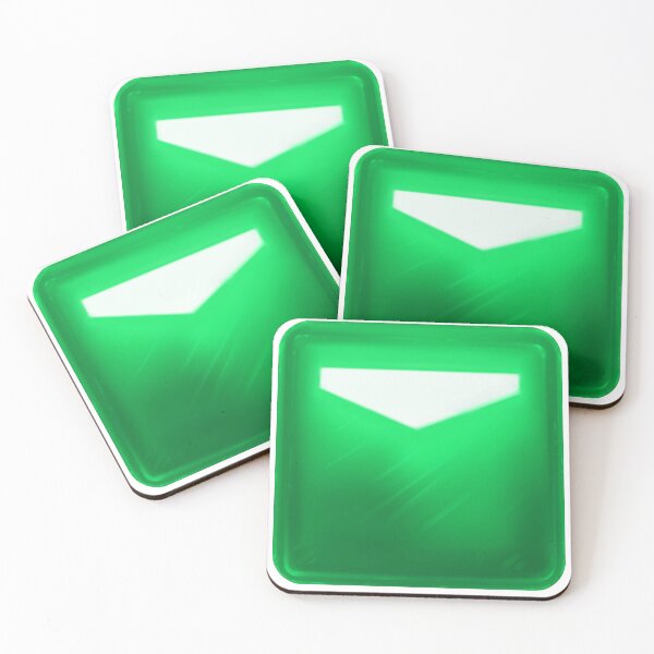 Item preview, Beat Saber Parakeet Green Cube Block Pillow designed and sold by JessySketches.