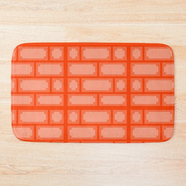 Item preview, pixel art brickwall red colorful designed and sold by therkmr.