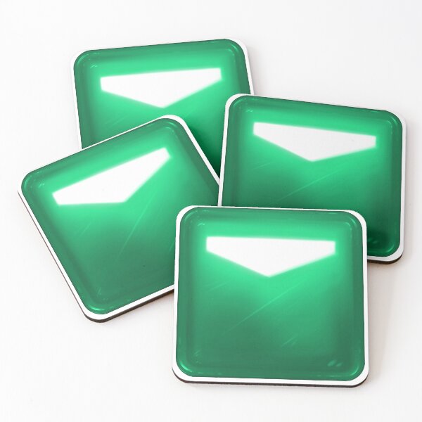 Item preview, Beat Saber Seaweed Green Cube Block Pillow designed and sold by JessySketches.