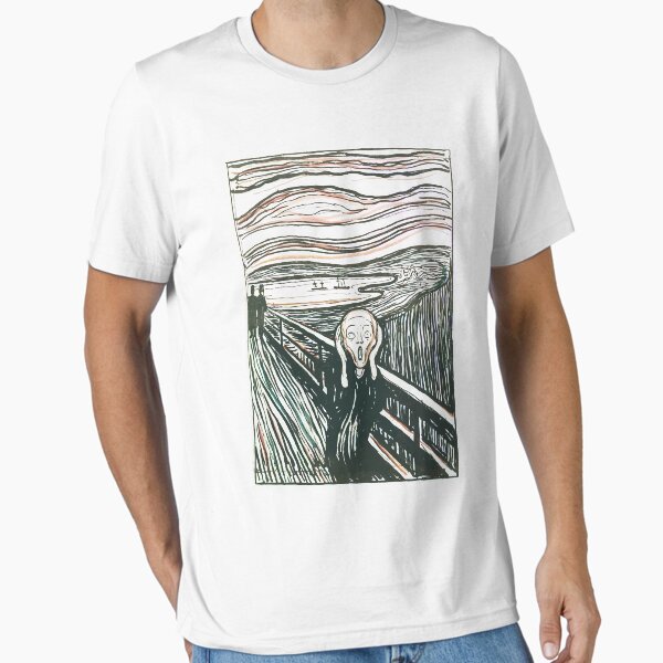 Item preview, Edvard Munch The Scream Litho Version Fine Art designed and sold by LukaKingat.