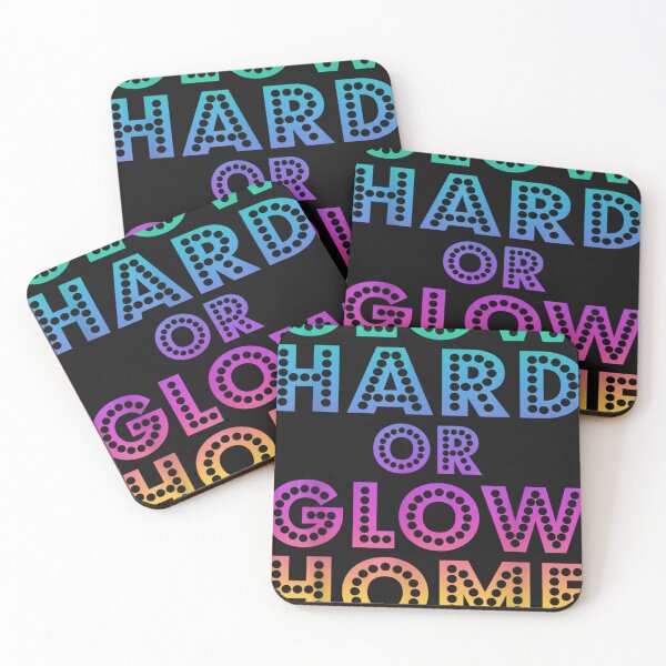 Item preview, Glow Hard Or Glow Home T-Shirt 70s 80s Shirt For  designed and sold by favianjeterhare.