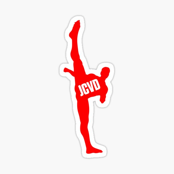 jcvd still kicking clipart